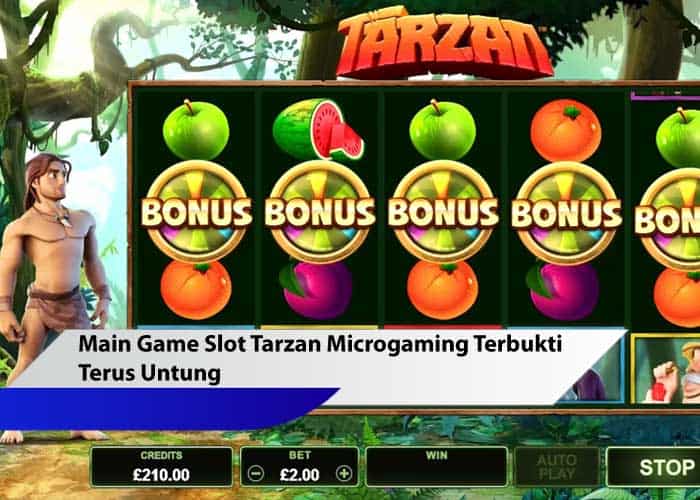 Main Game Slot Tarzan Microgaming Terbukti Terus Untung